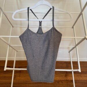 Grey Lululemon Tank Top with Built in Bra